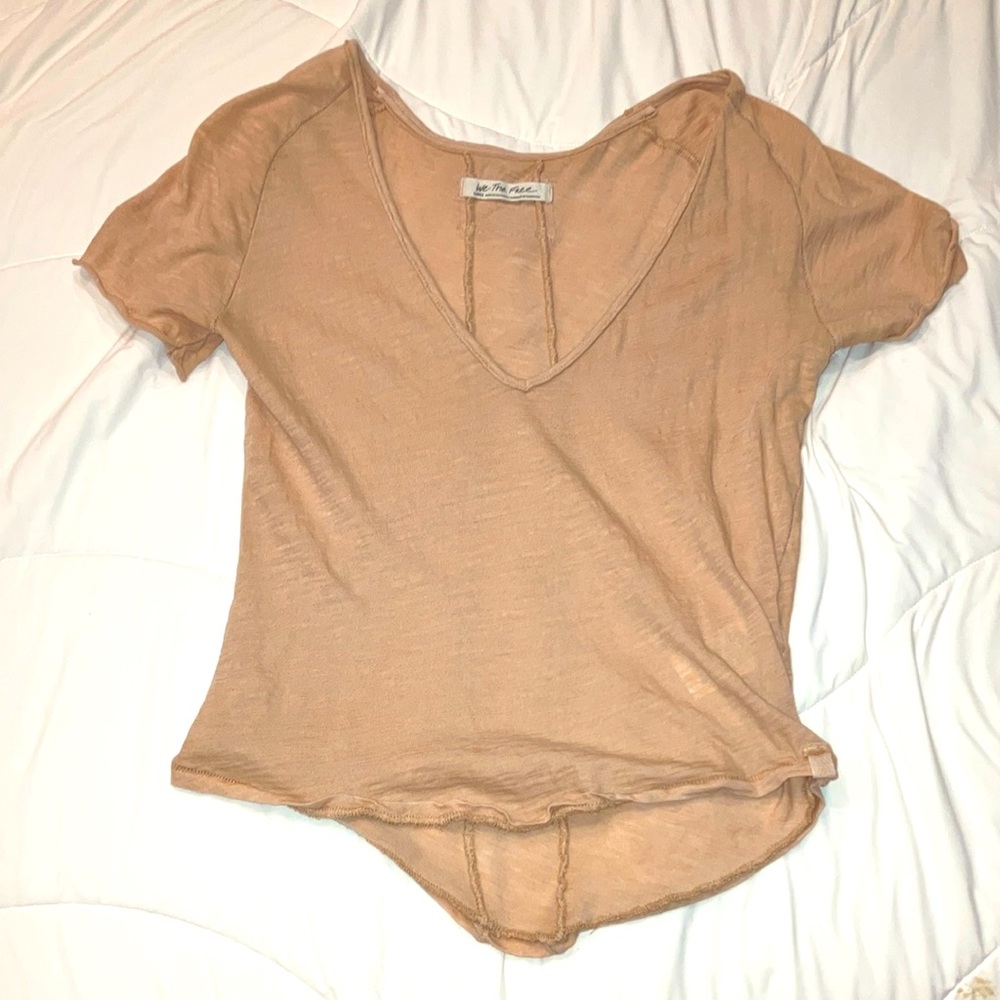 Free people v neck tshirt